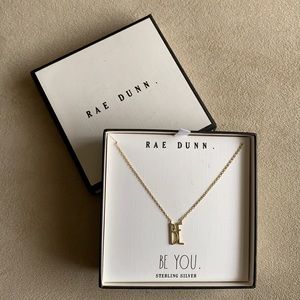 Rae Dunn 18” gold necklace - BE